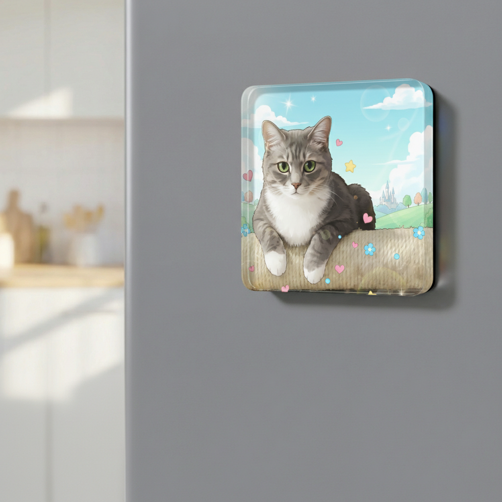 The Anime Style - Custom Pet Art Tile