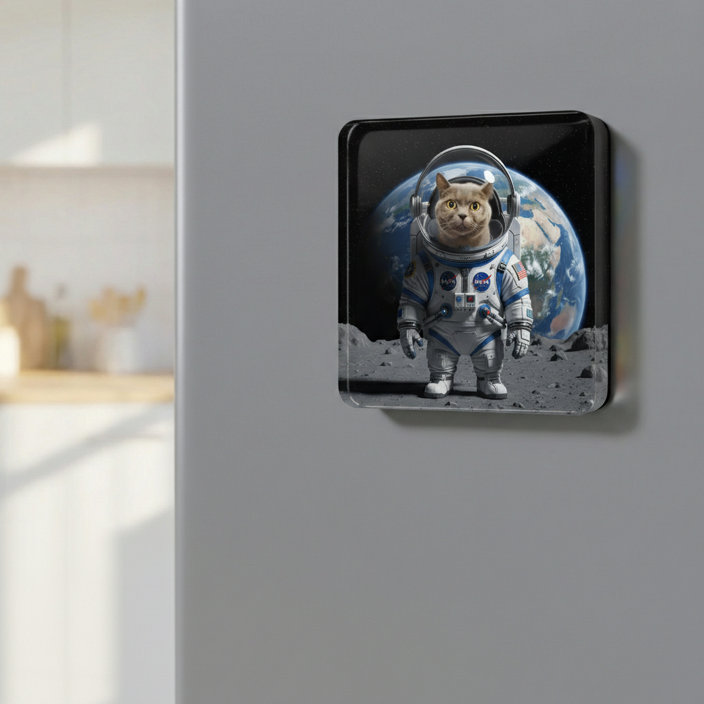 The Astronaut - Custom Pet Art Tile