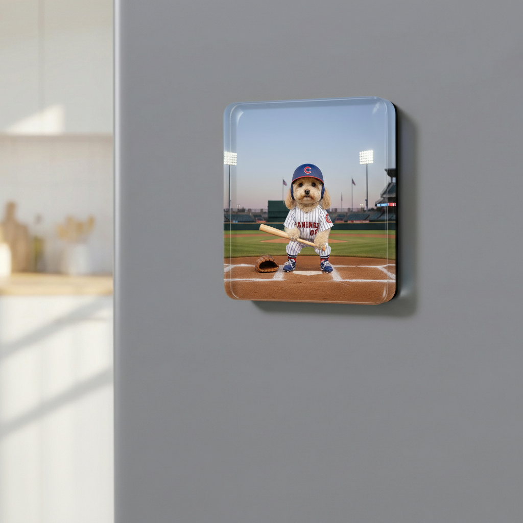 The Baseball - Custom Pet Art Tile