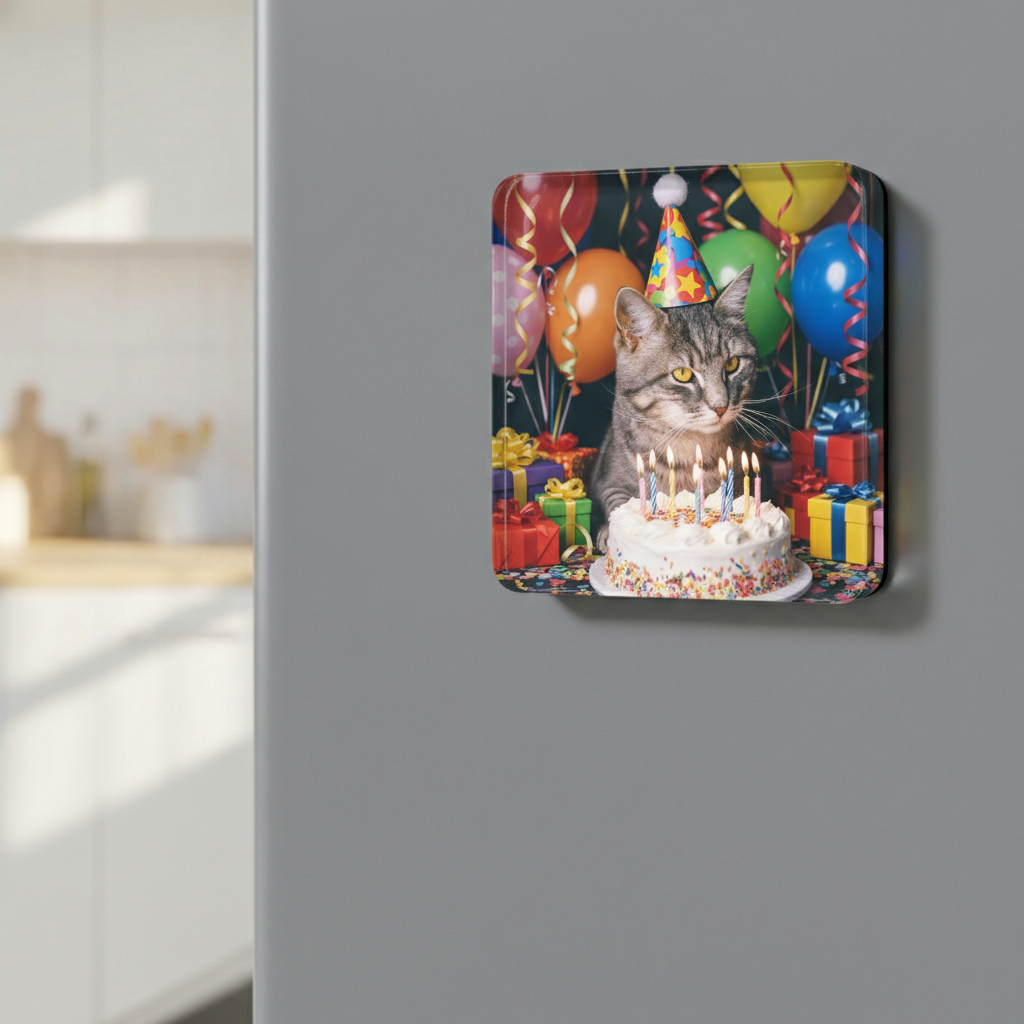 The Birthday Party - Custom Pet Art Tile