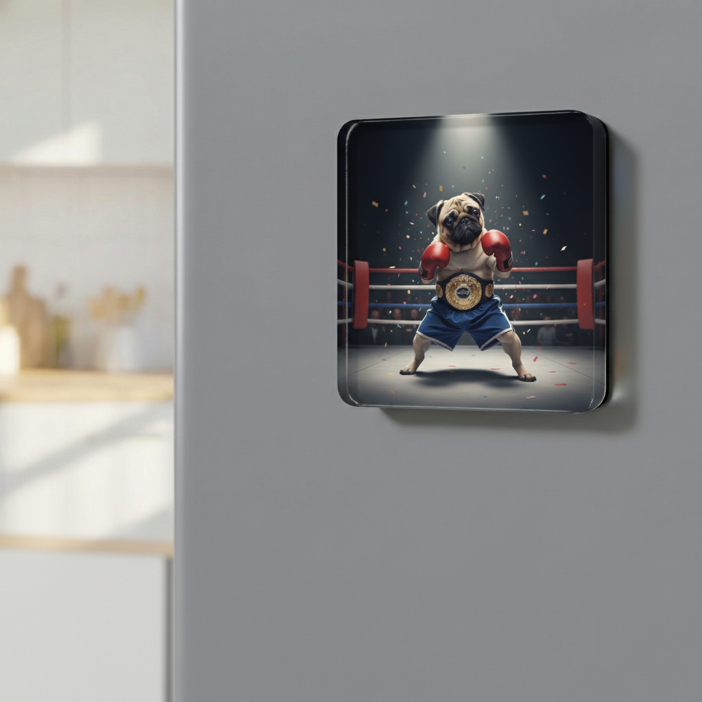 The Boxing - Custom Pet Art Tile