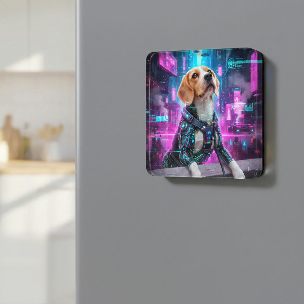 The Cyberpunk - Custom Pet Art Tile
