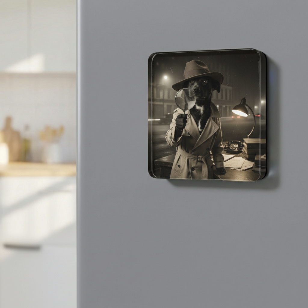 The Detective - Custom Pet Art Tile