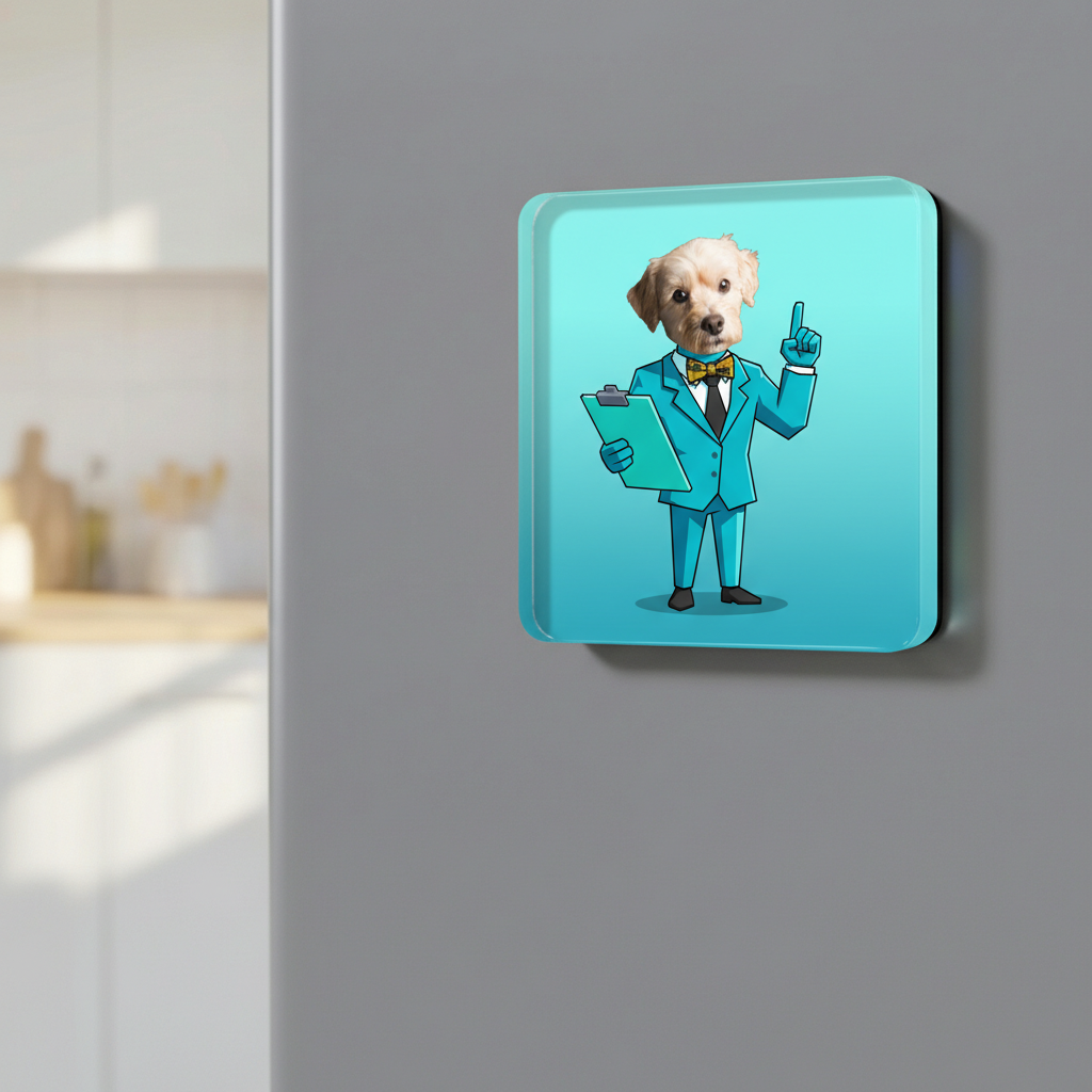 The ESTJ Executive - Custom Pet Art Tile