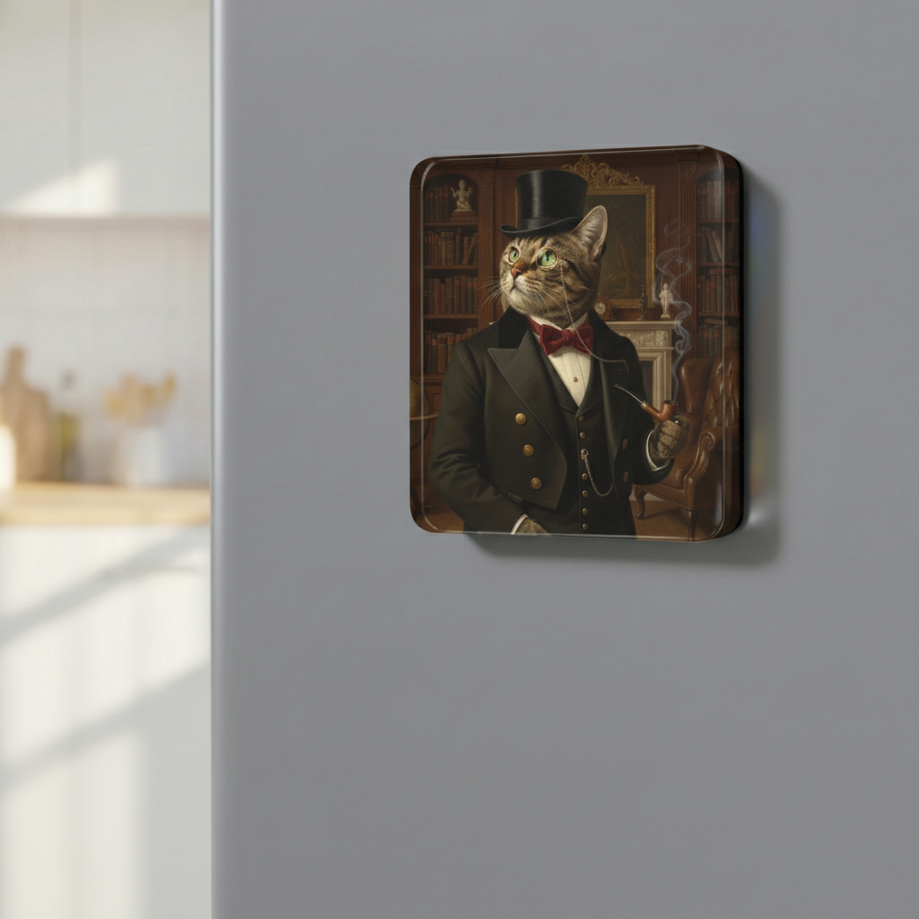 The Gentleman - Custom Pet Art Tile