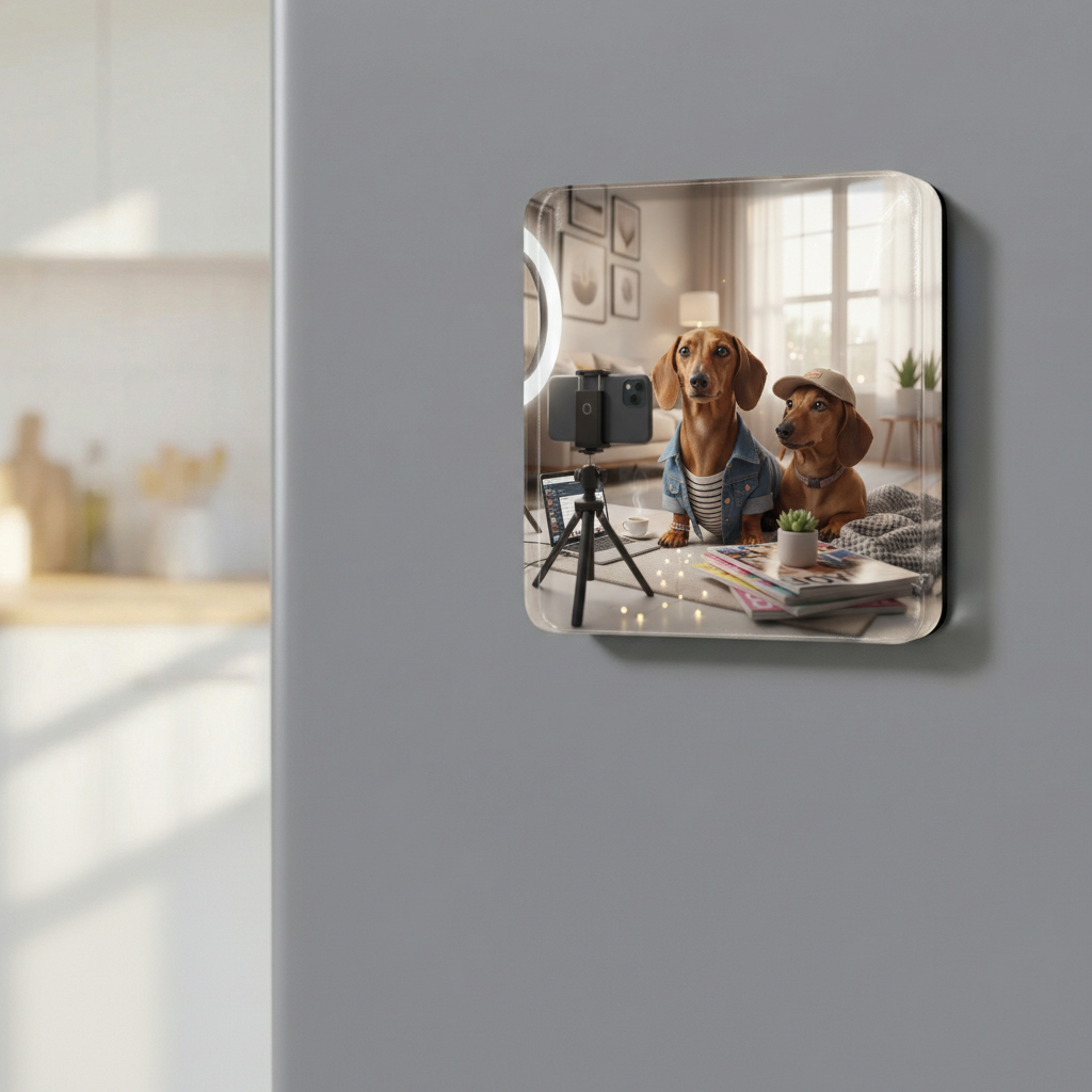 The Influencer Pet - Custom Pet Art Tile
