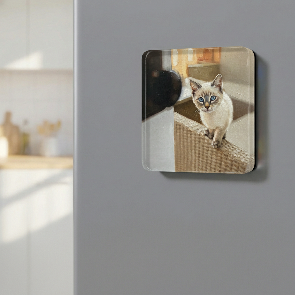 The Oil Painting - Custom Pet Art Tile