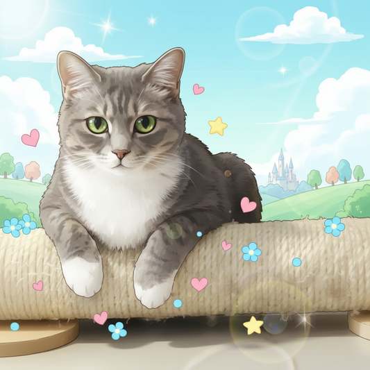 The Anime Style - Custom Pet Art Tile