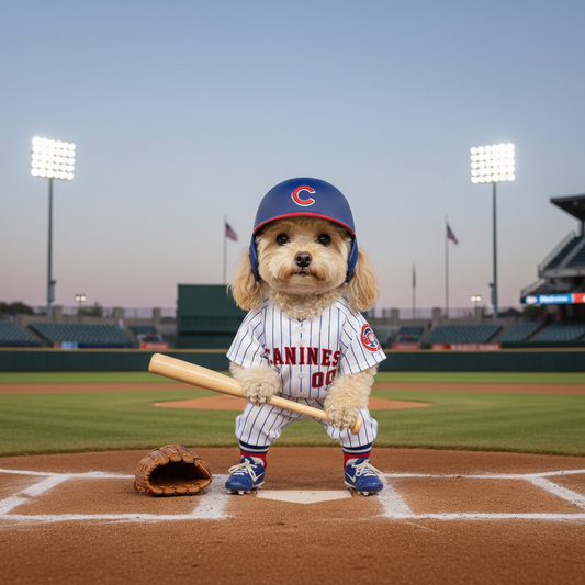 The Baseball - Custom Pet Art Tile