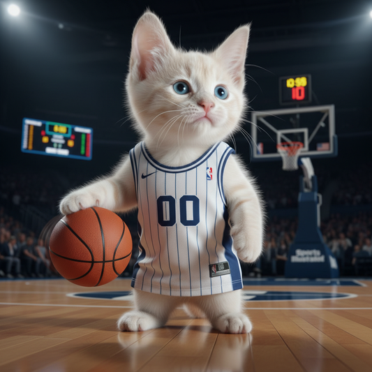 The Basketball - Custom Pet Art Tile