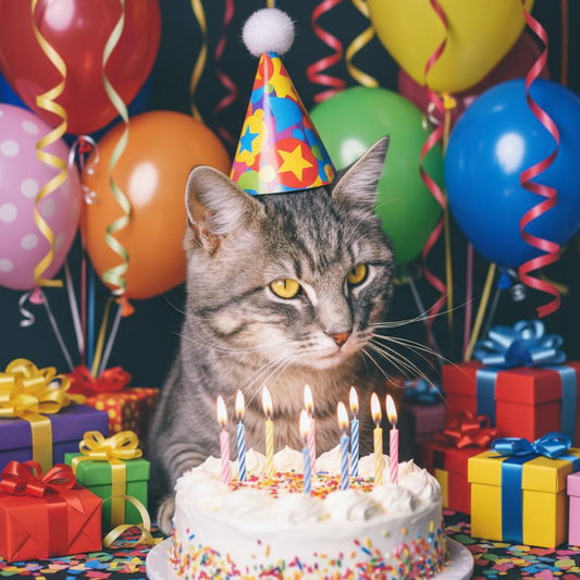 The Birthday Party - Custom Pet Art Tile