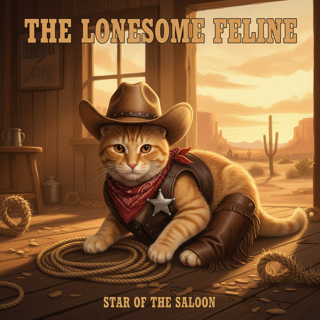The Cowboy - Custom Pet Art Tile