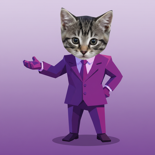The ENTJ Commander - Custom Pet Art Tile