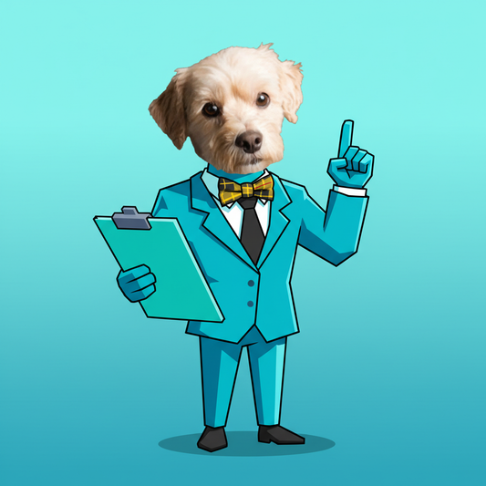 The ESTJ Executive - Custom Pet Art Tile