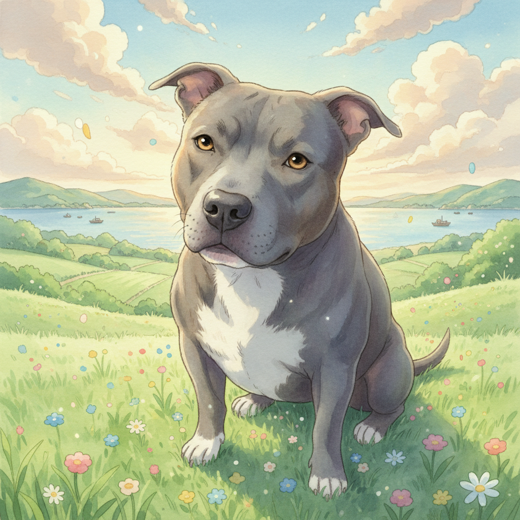 The Ghibli Healing - Custom Pet Art Tile