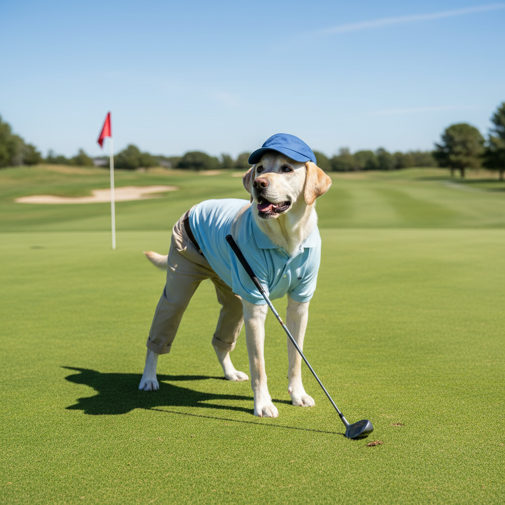 The Golf - Custom Pet Art Tile