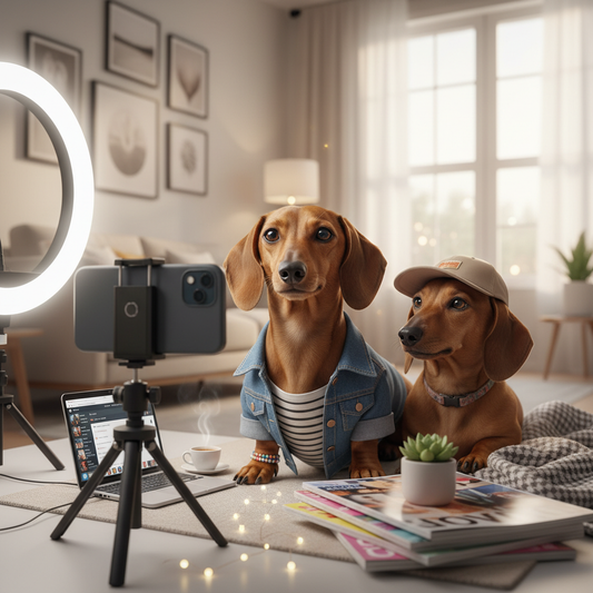 The Influencer Pet - Custom Pet Art Tile