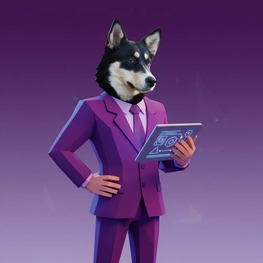 The INTJ Architect - Custom Pet Art Tile