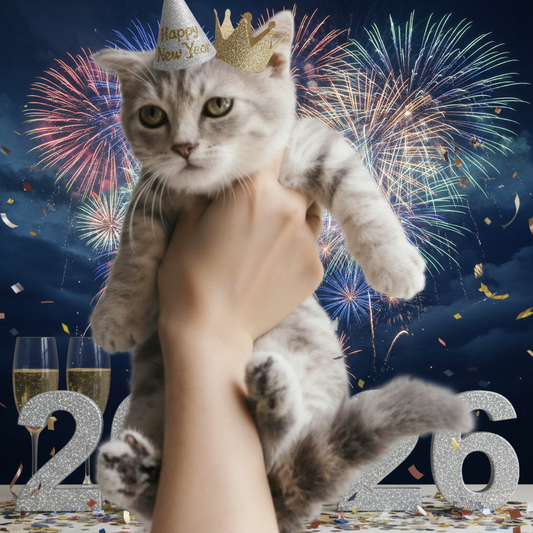 The New Year Fireworks - Custom Pet Art Tile