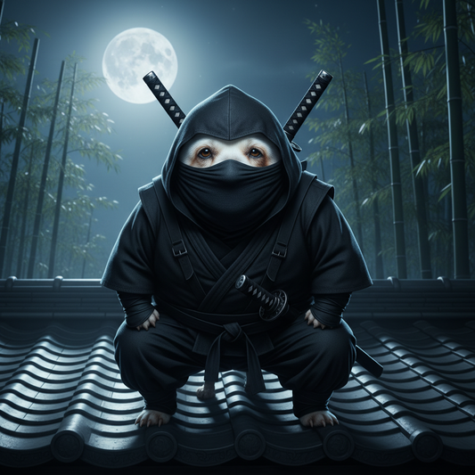 The Ninja - Custom Pet Art Tile