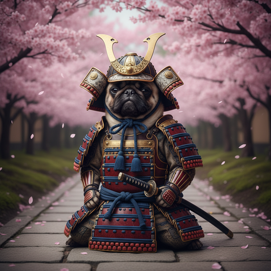 The Samurai - Custom Pet Art Tile
