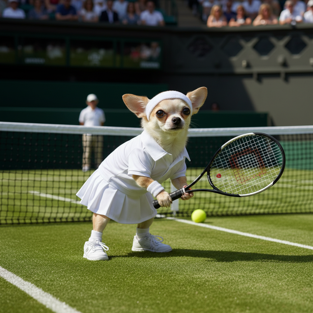 The Tennis - Custom Pet Art Tile
