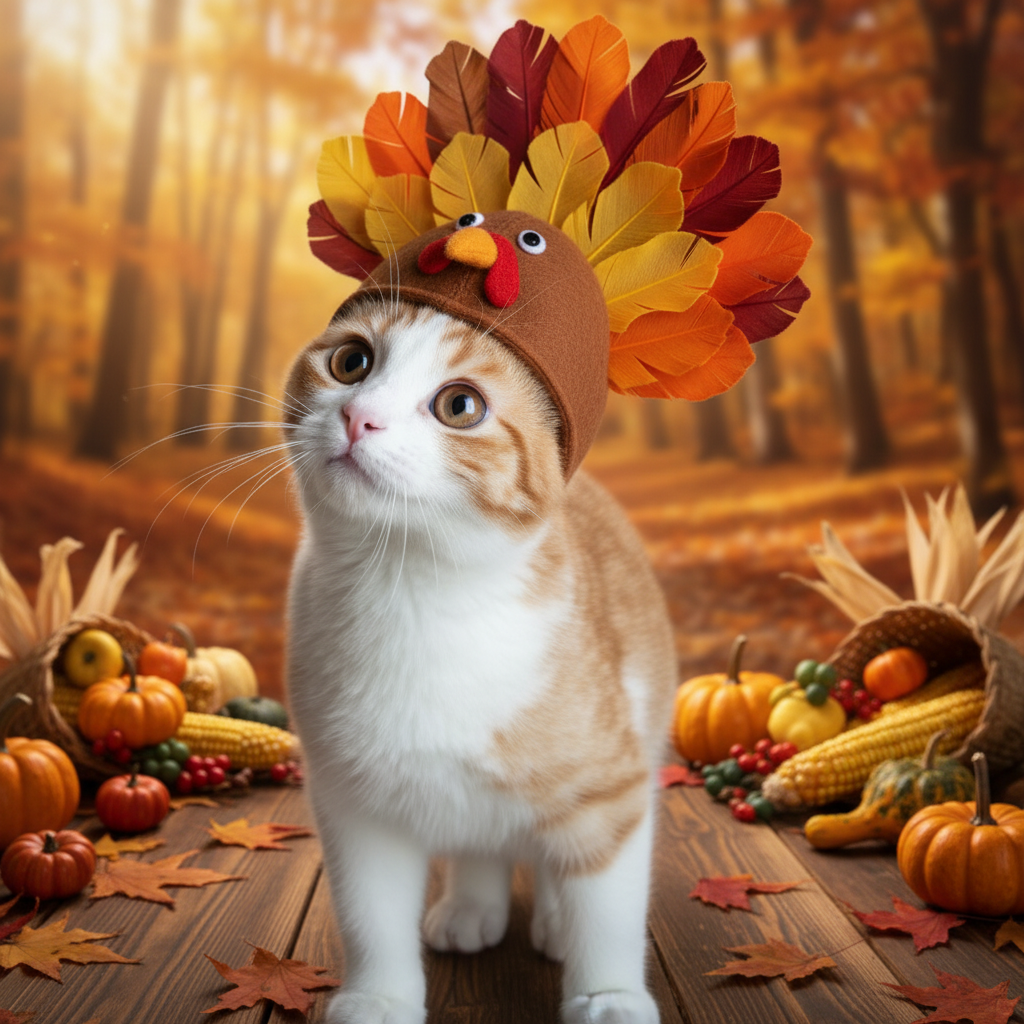 The Thanksgiving Turkey - Custom Pet Art Tile