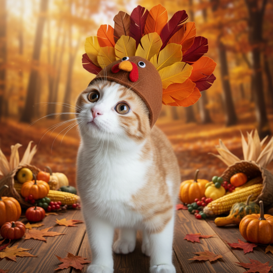 The Thanksgiving Turkey - Custom Pet Art Tile