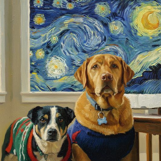 The Van Gogh - Custom Pet Art Tile