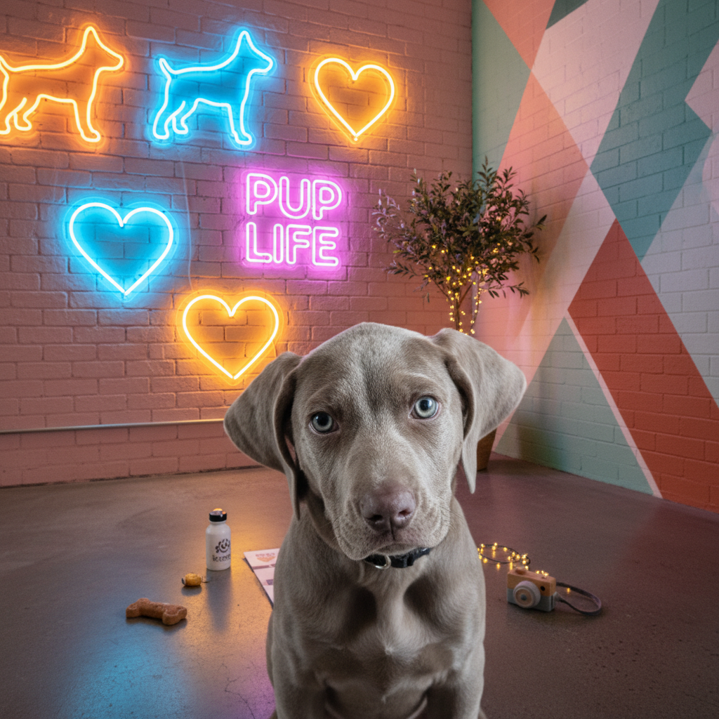 The Viral Check-in - Custom Pet Art Tile