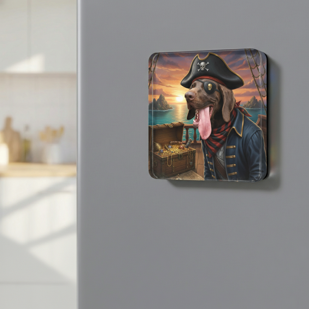 The Pirate - Custom Pet Art Tile