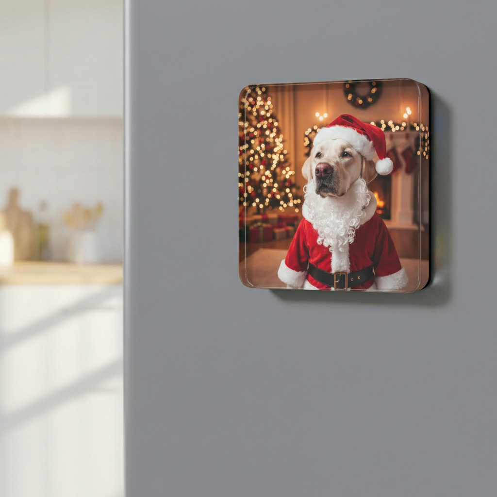 The Santa Claus - Custom Pet Art Tile