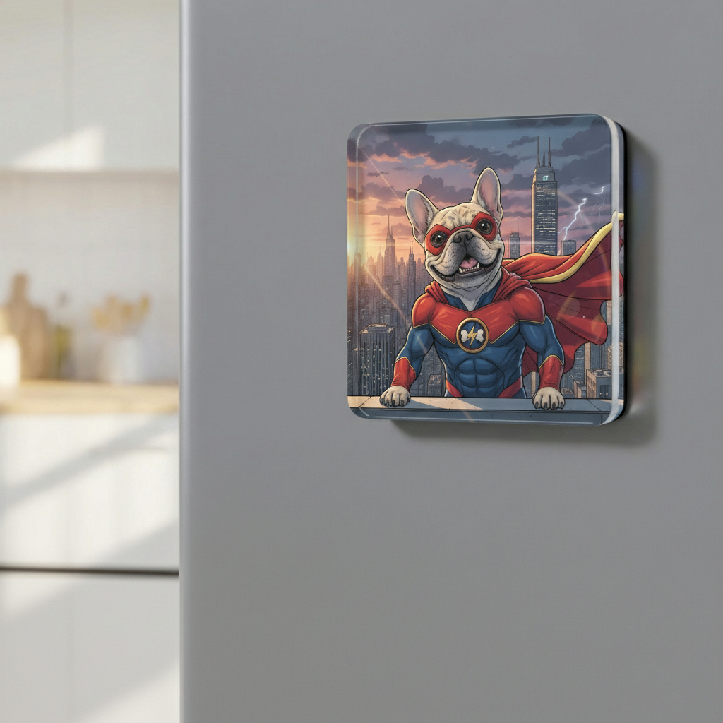 The Superhero - Custom Pet Art Tile