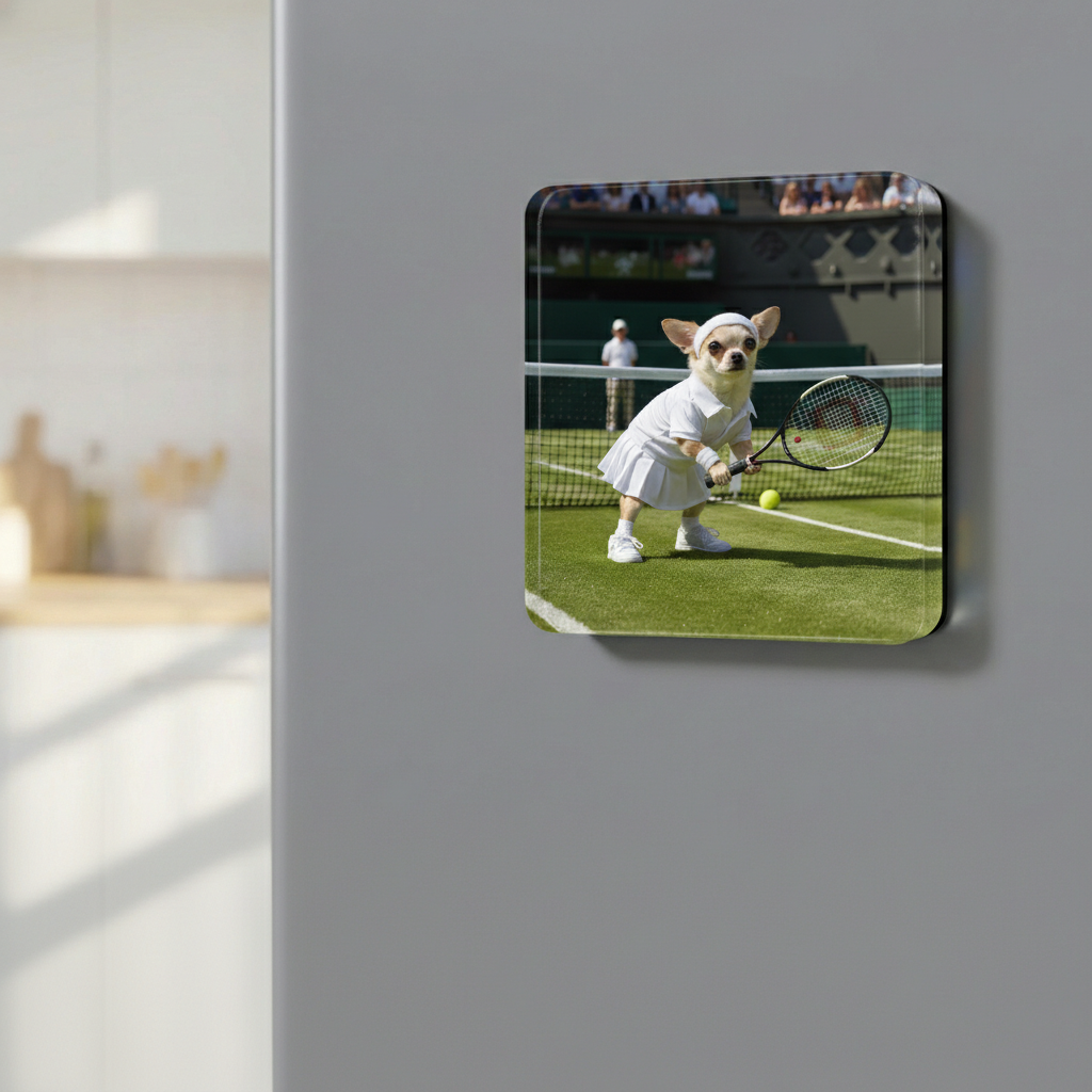 The Tennis - Custom Pet Art Tile