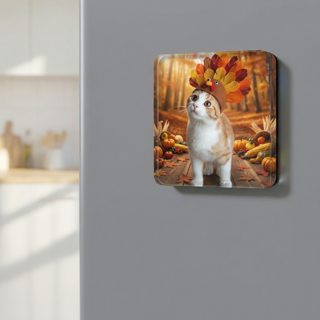 The Thanksgiving Turkey - Custom Pet Art Tile