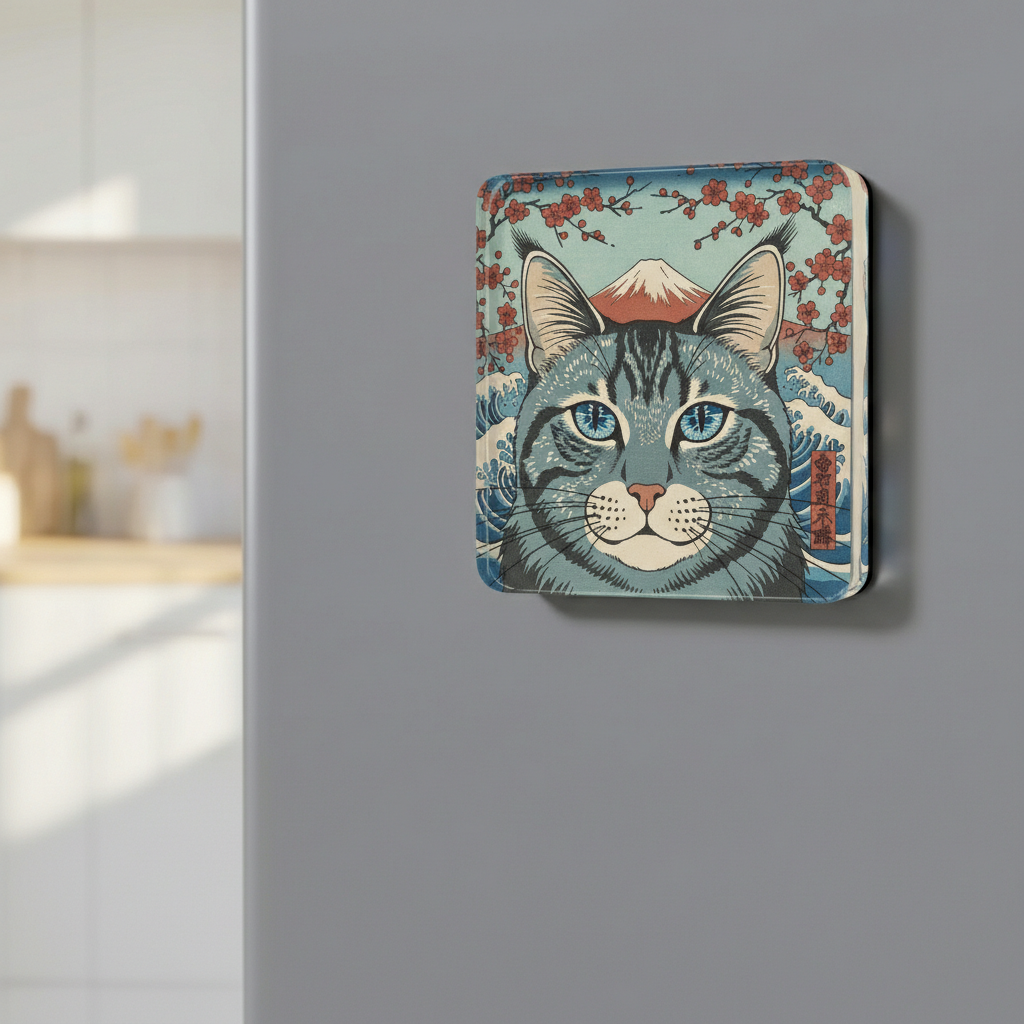 The Ukiyo-e - Custom Pet Art Tile