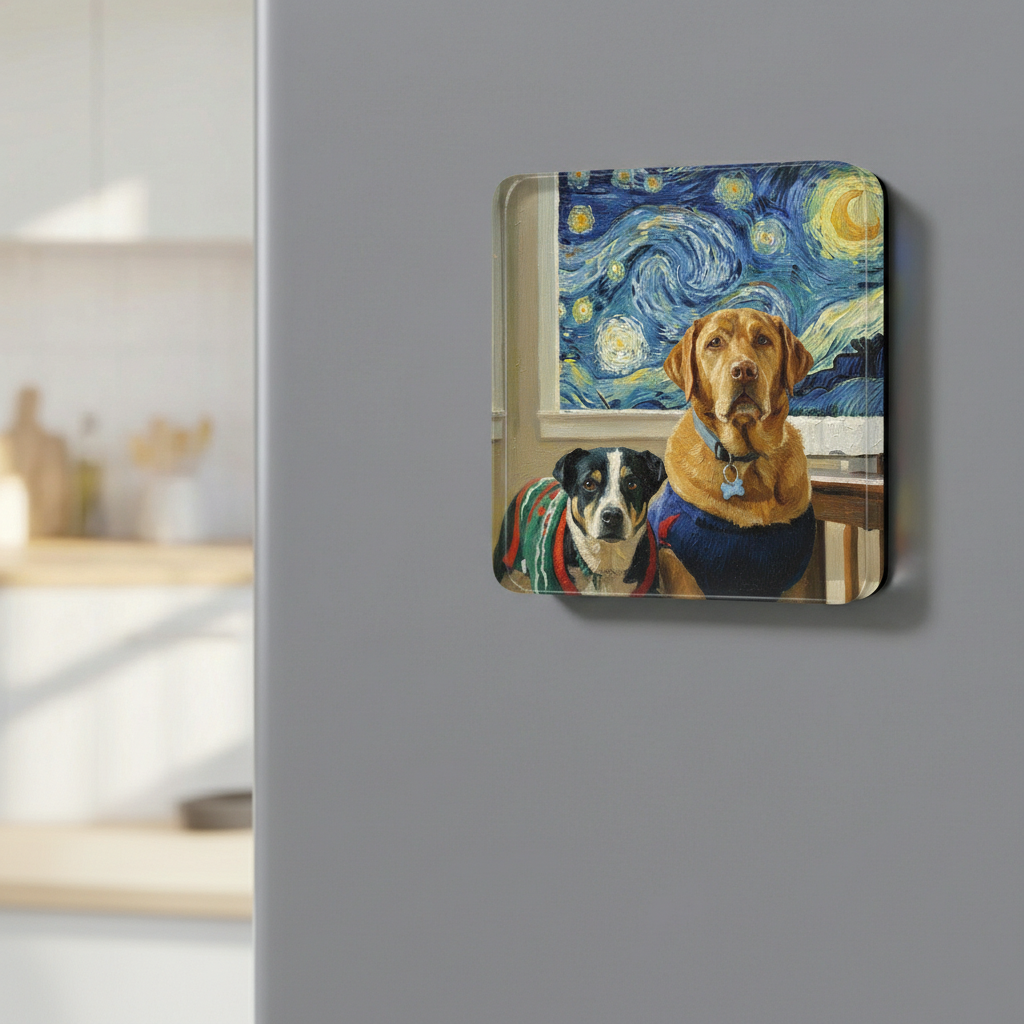 The Van Gogh - Custom Pet Art Tile